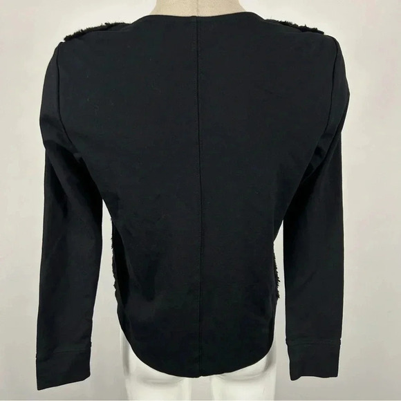 Club Monaco top  fuzzy front S - Picture 5 of 10